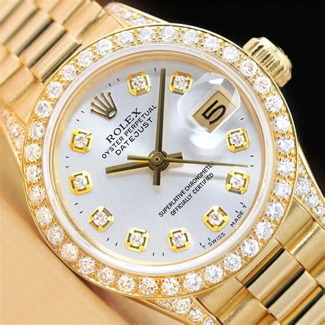 women's gold presidential rolex|Rolex lady Datejust 18k gold.